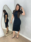 VESTIDO CAROLINA PRETO