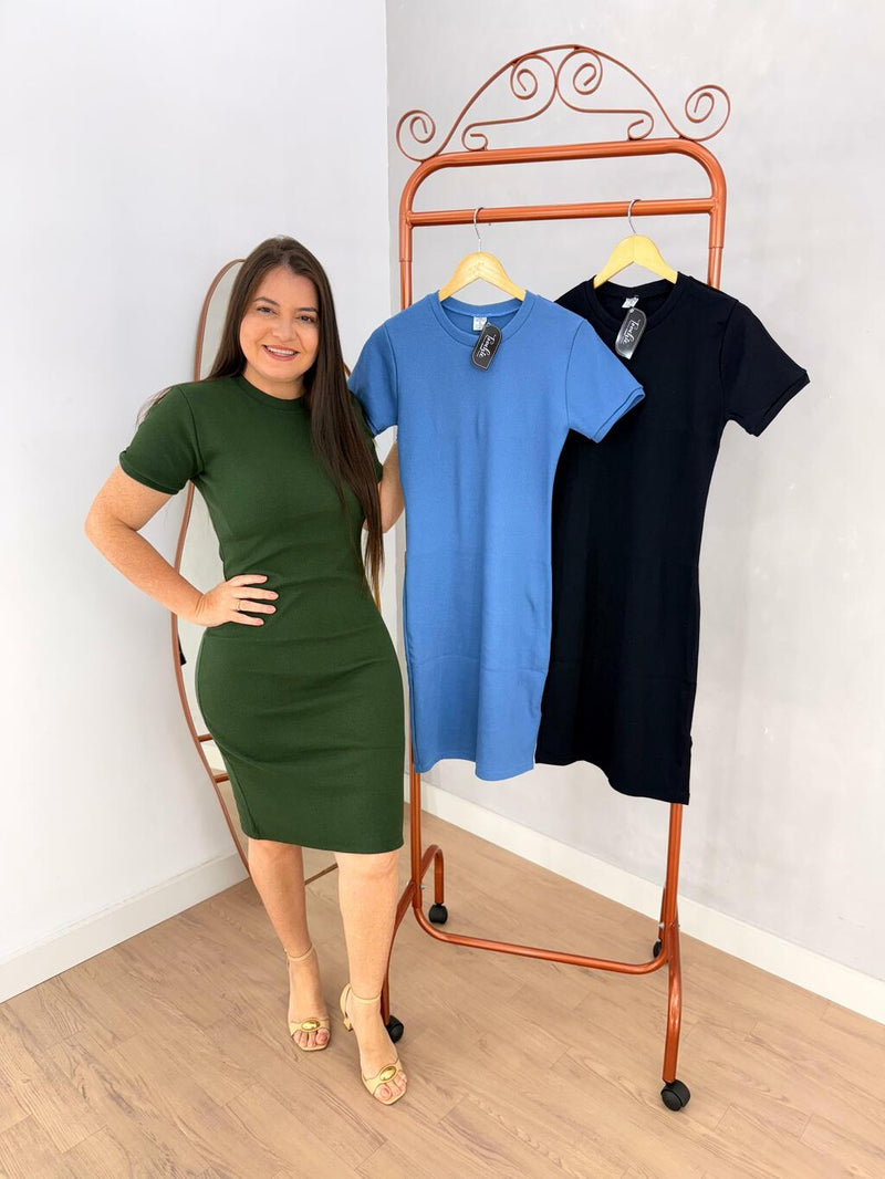 VESTIDO TUBINHO PRETO